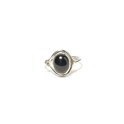 Sterling Silver Black Onyx Ring