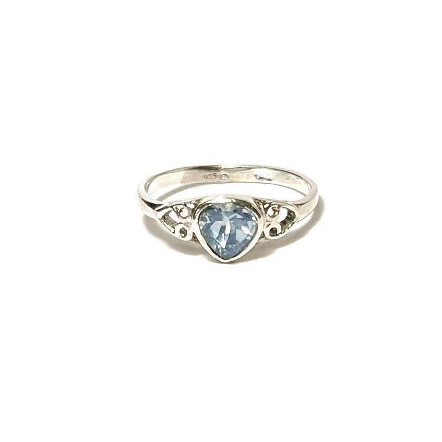 Sterling Silver Blue Topaz Ring