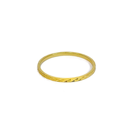 Sterling Silver Gold Plated 1.5 mm Ring