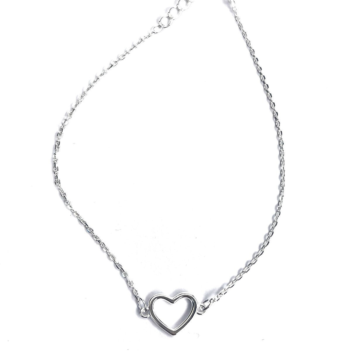 Sterling Silver Heart Bracelet