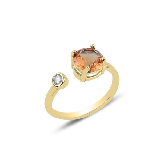 Sterling Silver Gold Plated Zultanite Ring