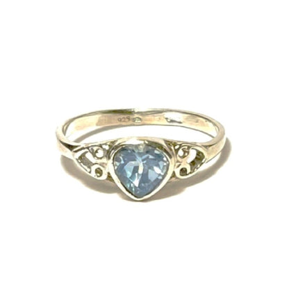 Sterling Silver Blue Topaz Ring