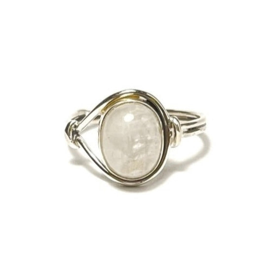 Sterling Silver Moonstone Ring