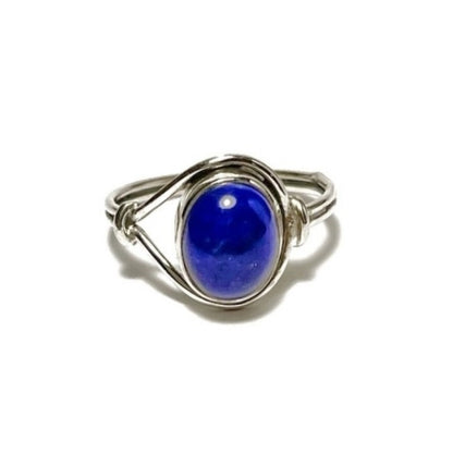 Sterling Silver Lazurite Ring