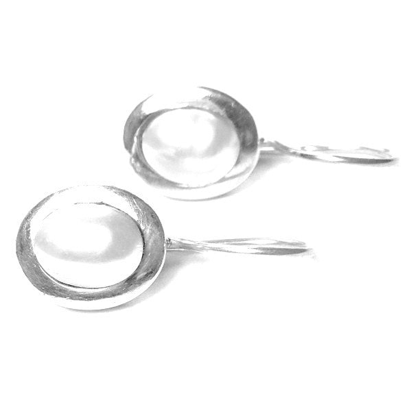 Sterling Silver Pearl Drop Earrings