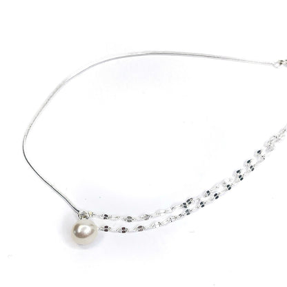 Sterling Silver Pearl Bracelet