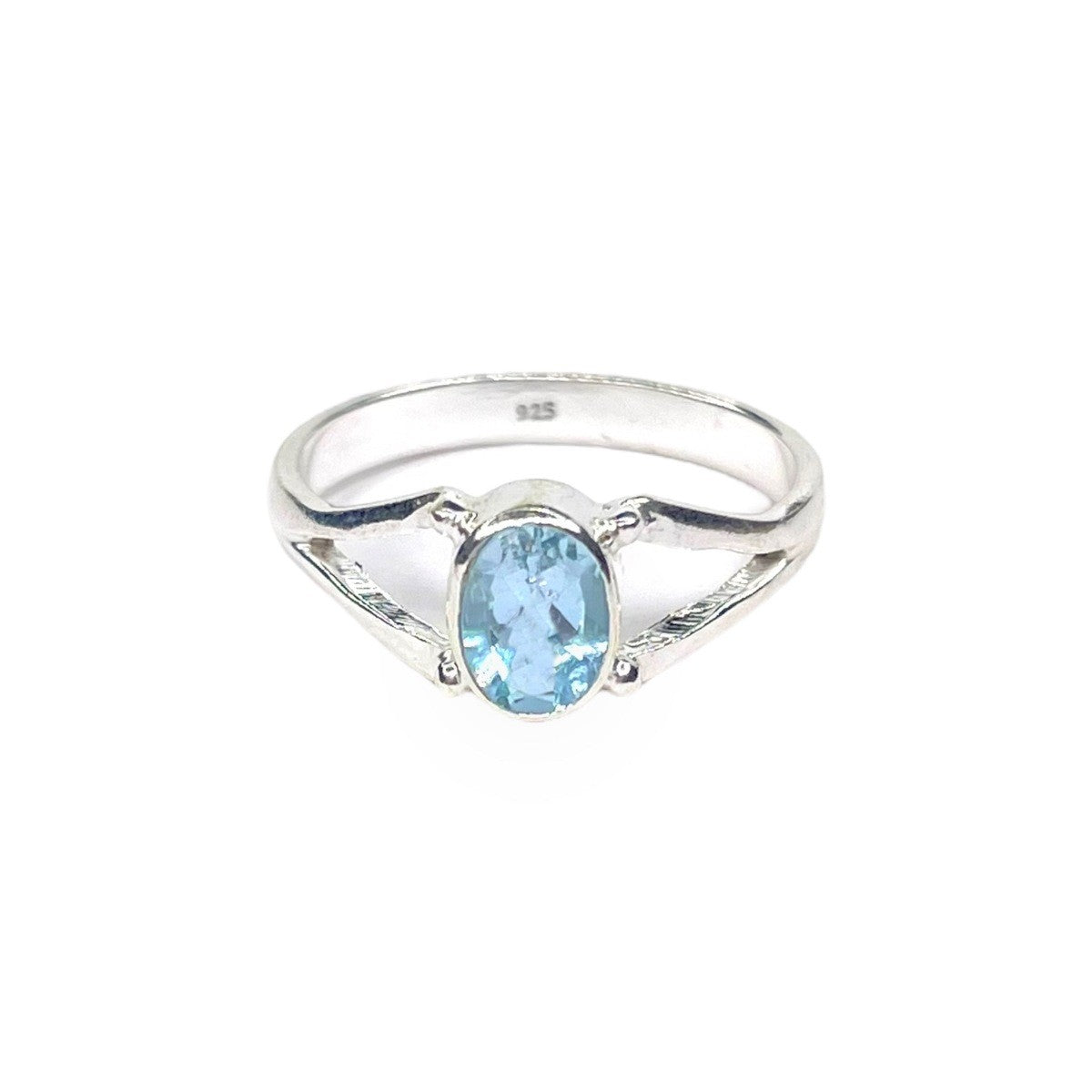 Sterling Silver Blue Topaz Ring