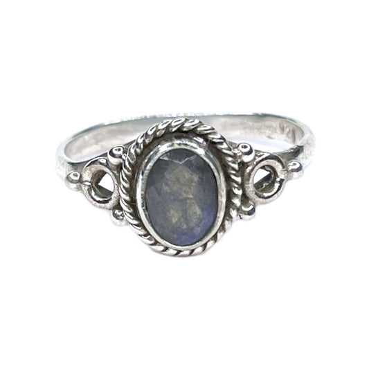 Sterling Silver Labradorite Ring