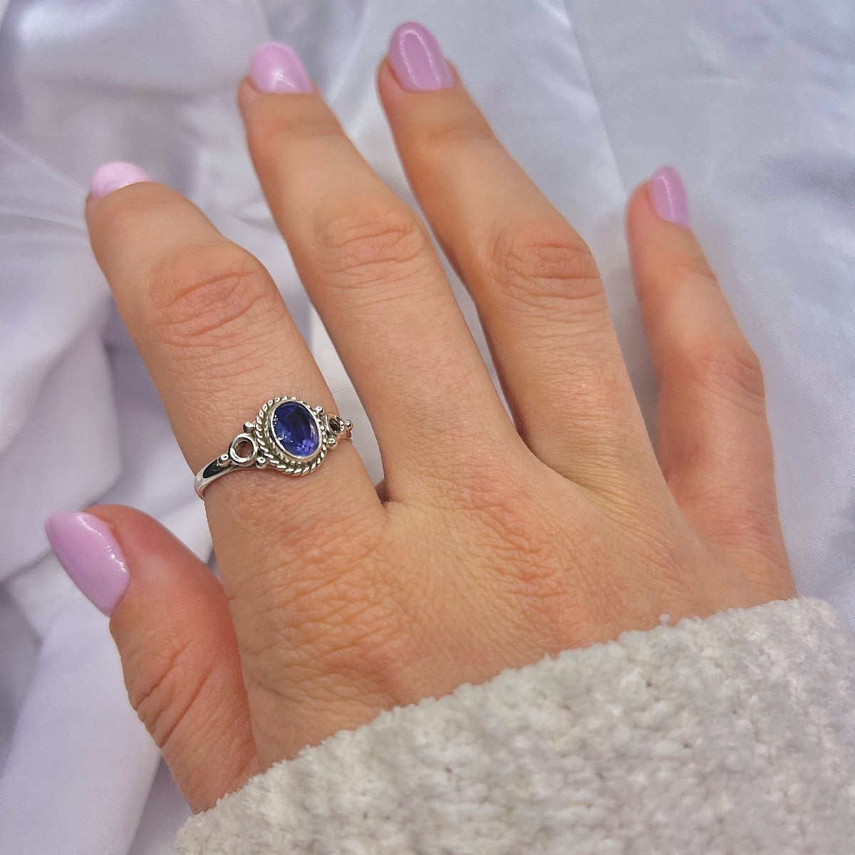 Sterling Silver Iolite / Cordierite Ring