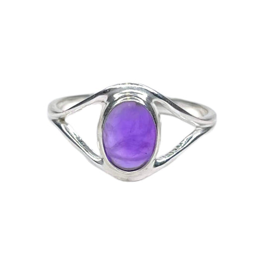 Sterling Silver Amethyst Ring