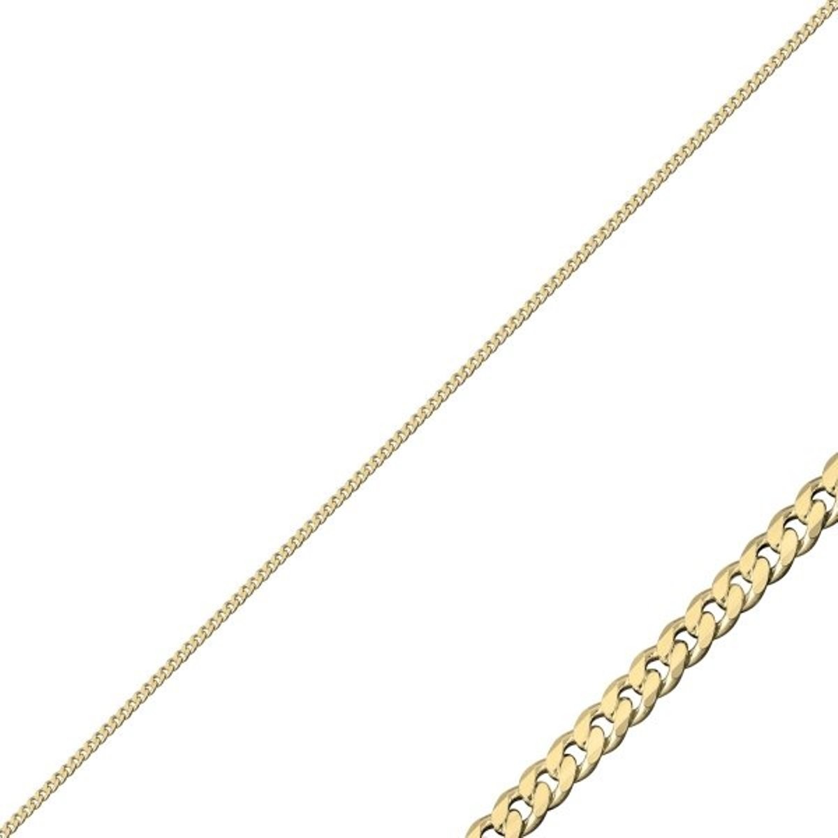 Sterling Silver Gold Plated 2.1 mm Curb Chain