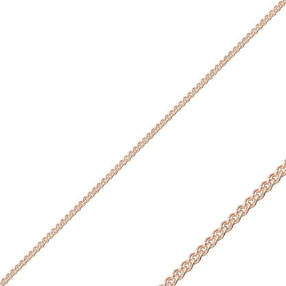 Sterling Silver Rose Gold Plated 3 mm Nonna Chain