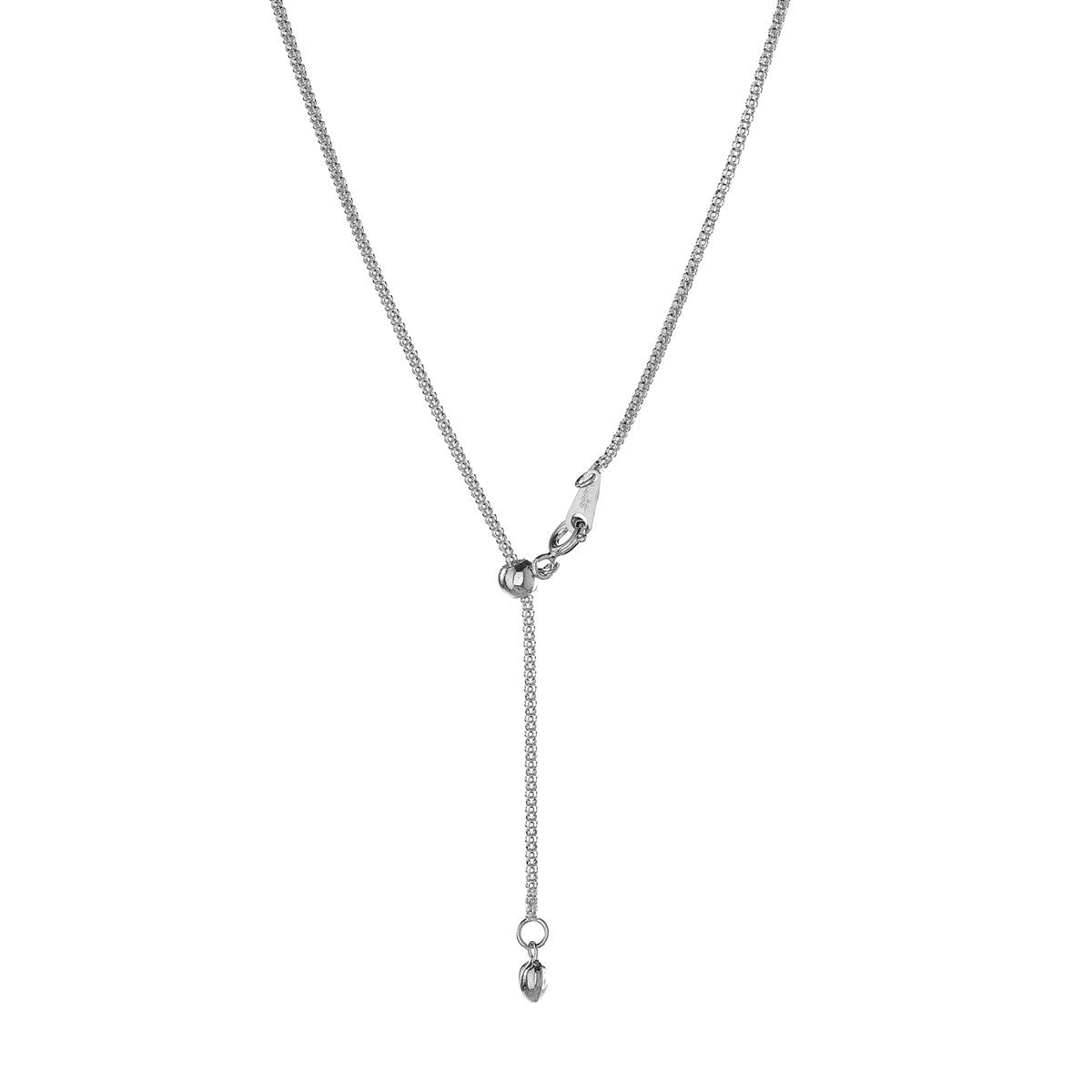 Sterling Silver Heart Pendant 1.5 mm Coreana Chain