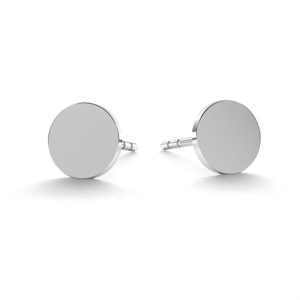 Sterling Silver Round Studs