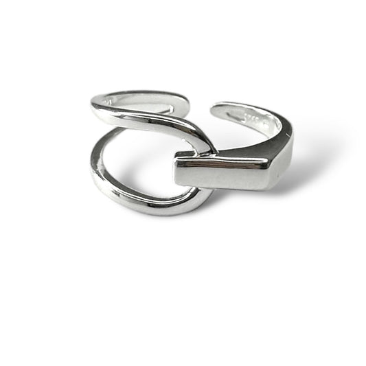 Sterling Silver Adjustable Ring