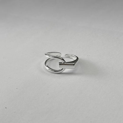 Sterling Silver Adjustable Ring