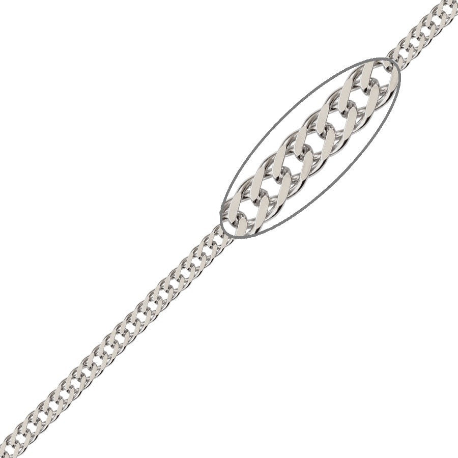 Sterling Silver 5 mm Rombo Chain