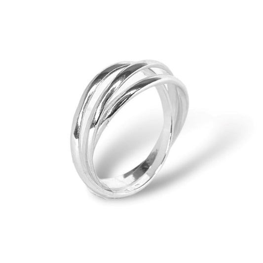 Sterling Silver 2 mm Triple Ring