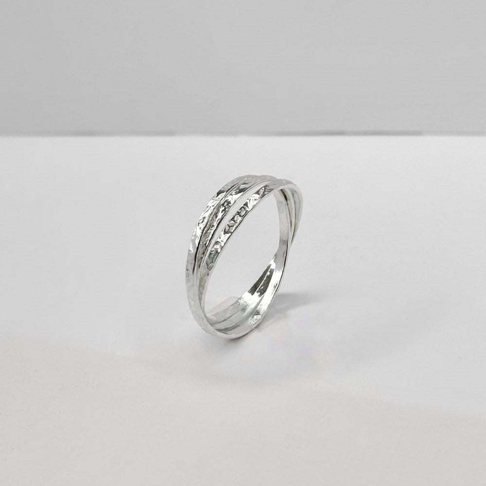 Sterling Silver Triple Ring