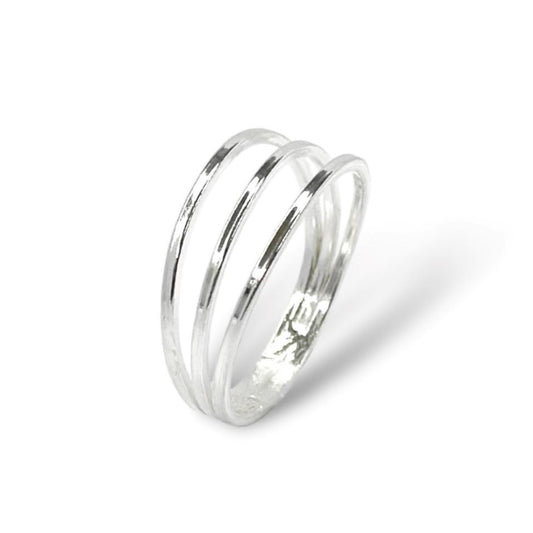 Sterling Silver Triple Band Ring