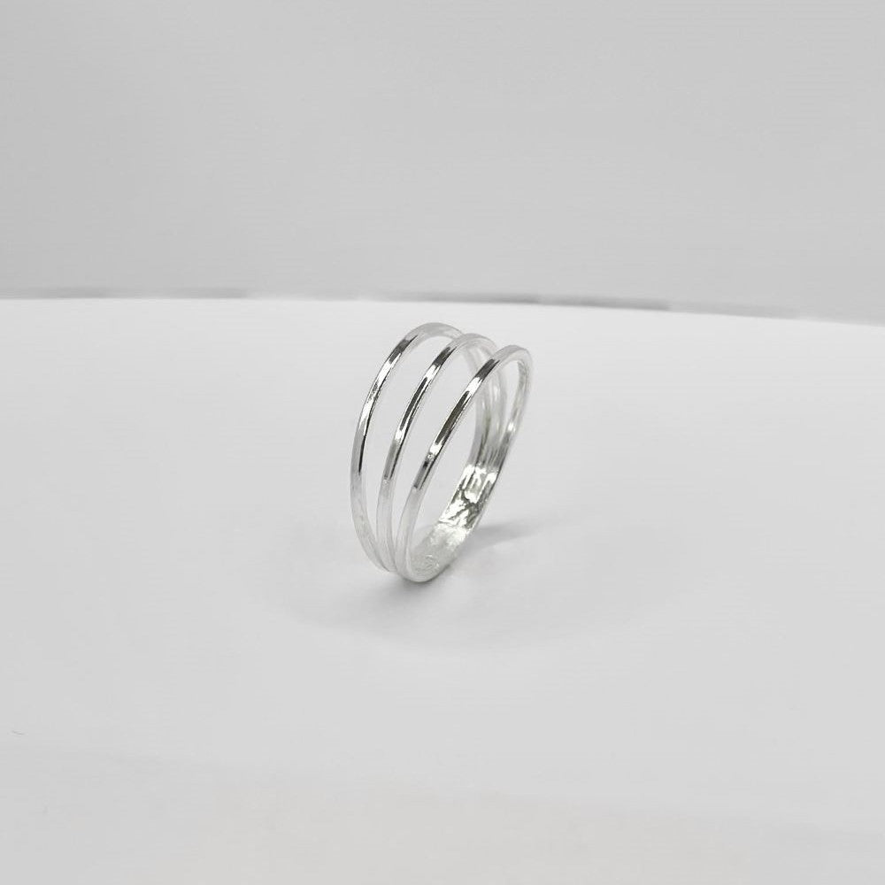 Sterling Silver Triple Band Ring