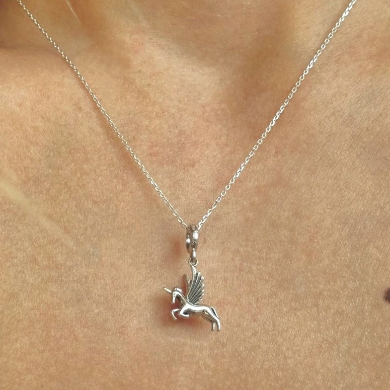 Sterling Silver Unicorn Pendant