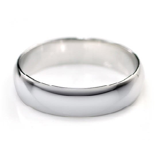 Sterling Silver 4 mm Classic Band Ring