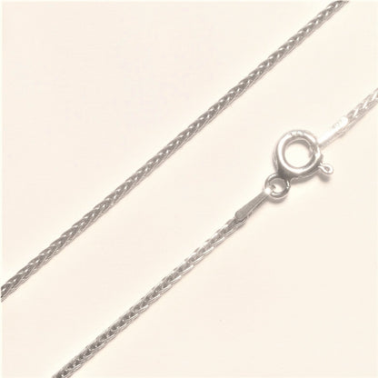 Sterling Silver 1 mm Foxtail Chain