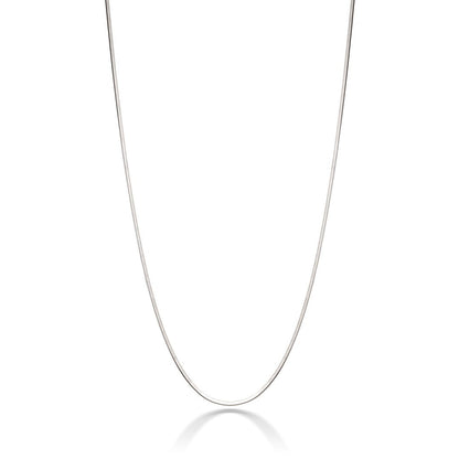 Sterling Silver 0.7 mm Diamond Cut Snake Chain