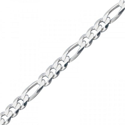 Sterling Silver 4.2 mm Figaro Chain