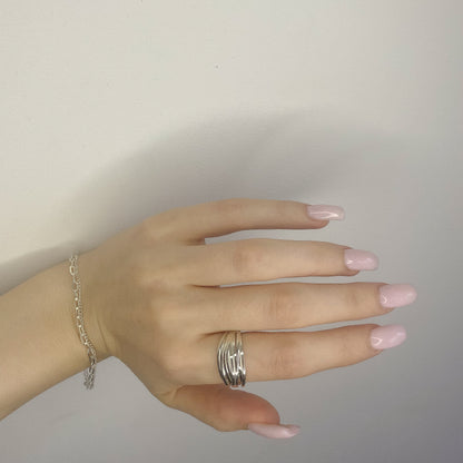 Sterling Silver Wide Ring