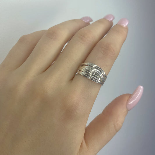 Sterling Silver Wide Ring