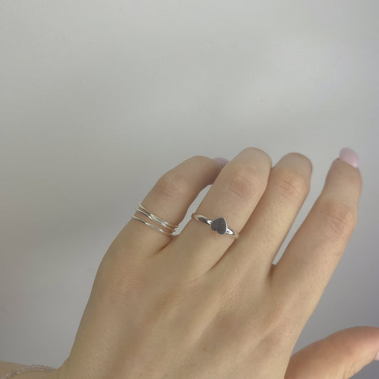 Sterling Silver Heart Ring